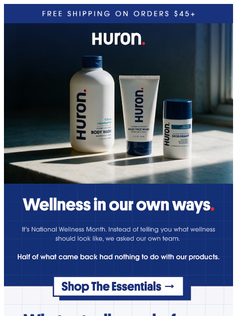 usehuron newsletter: Most wellness content is lying to you a little