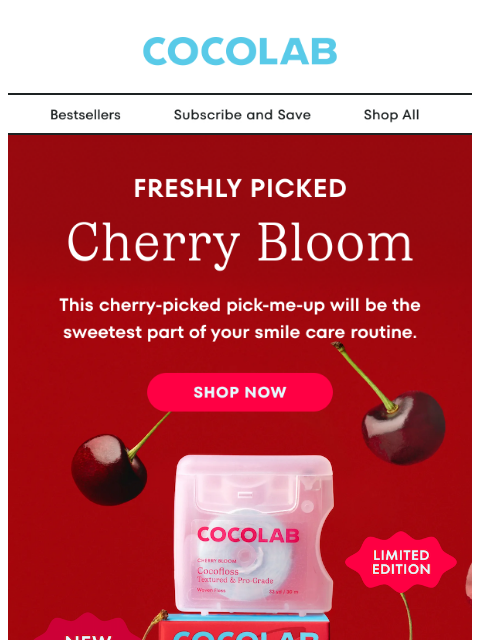 cocolab newsletter: The cherry-picked pick-me-up 🍒