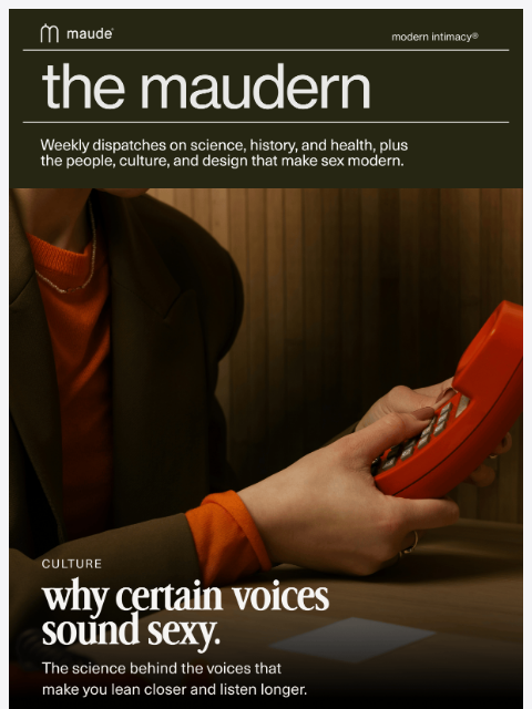 getmaude newsletter: the maudern