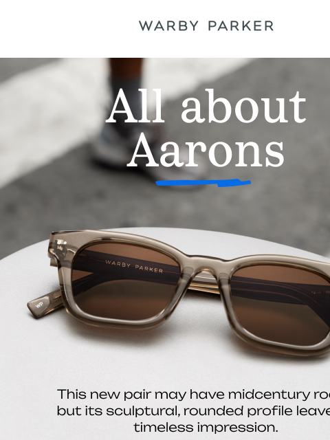 warbyparker newsletter: A new square pair for fall