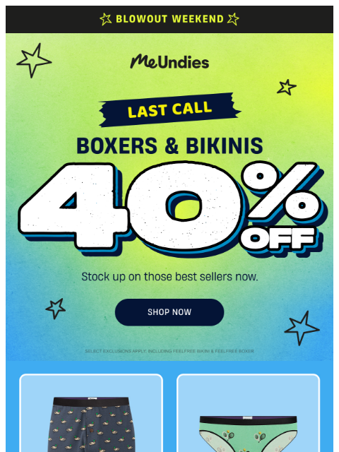 meundies newsletter: Don't leave this behind!