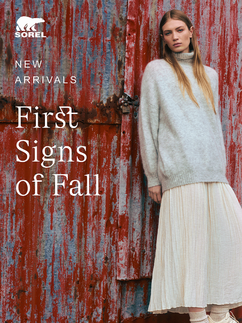 sorel newsletter: Fresh Fall Picks