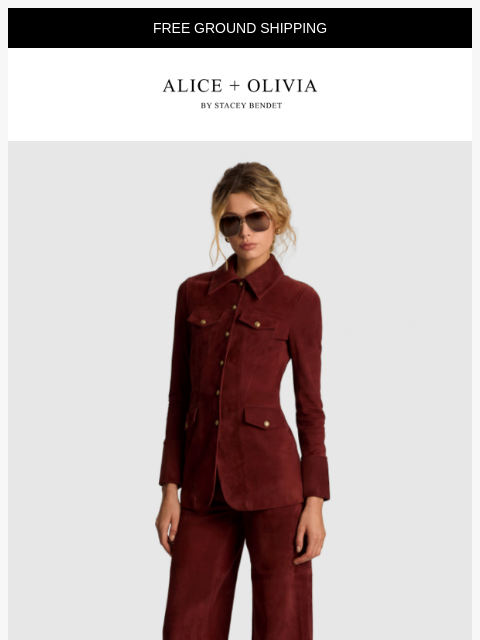 aliceandolivia newsletter: Leather Weather Is Coming...