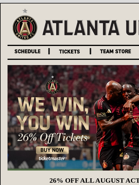 atlutd newsletter: 5-Stripes WIN at Home