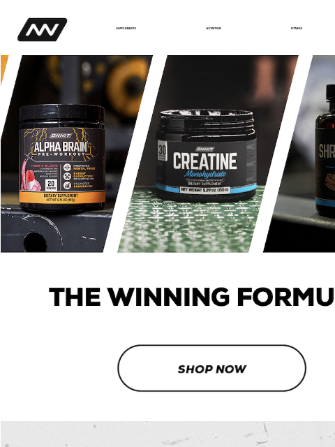 Shop the Onnit winning formula, try Total Gut Health for free, and learn new high-protein recipes for a healthier you. SUPPLEMENTS NUTRITION FITNESS APPAREL The premium member of the Alpha BRAIN® line,