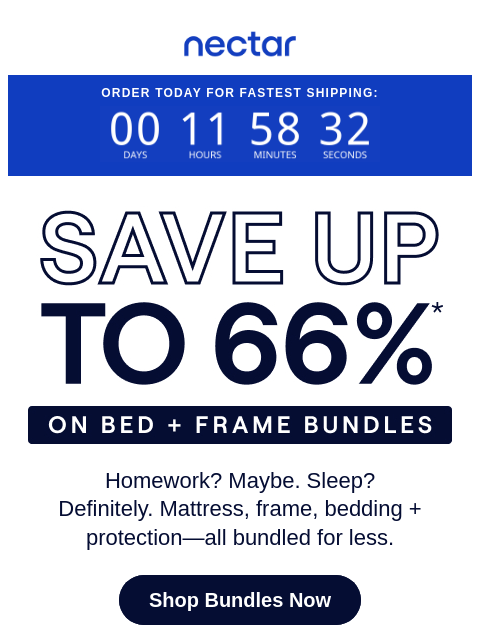 nectarsleep newsletter: Back-to-school? More like back-to-snooze: Save Up ...