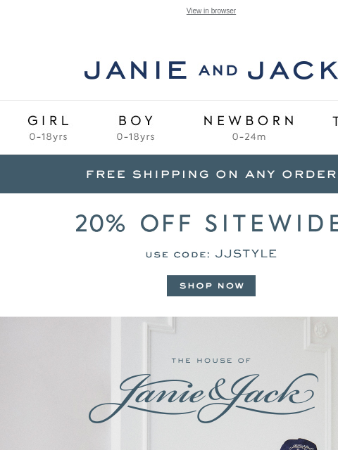 janieandjack newsletter: She'll be a trendsetter in these...