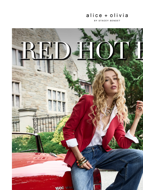 aliceandolivia newsletter: Red Hot 🔥