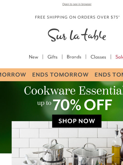 surlatable newsletter: Bring People Together—And Save