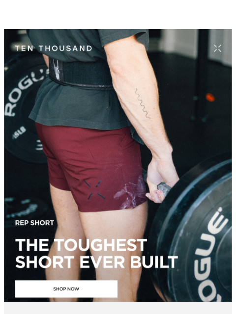 tenthousand newsletter: Rep Short / Built Different
