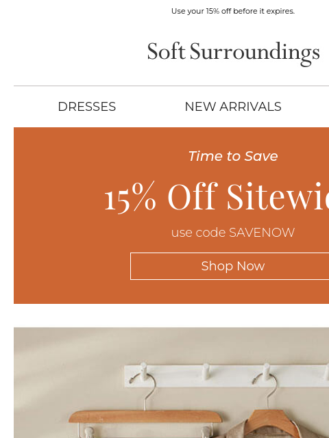 softsurroundings newsletter: A Radiant Look We Love.