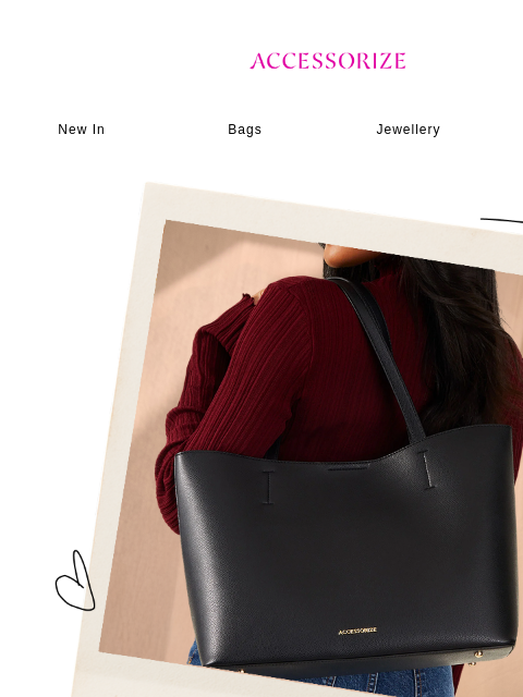 accessorize newsletter: Meet your first favourite: the Leo Tote 💕 