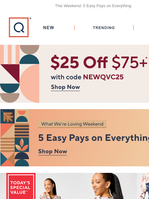 qvcemail newsletter: This NYDJ Jean Is Fit to Flatter + Get $25 Off