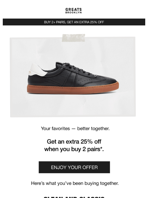 greatsbrand newsletter: Your favorites — better together.