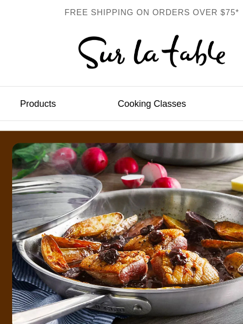 surlatable newsletter: Save big on your new skillet.