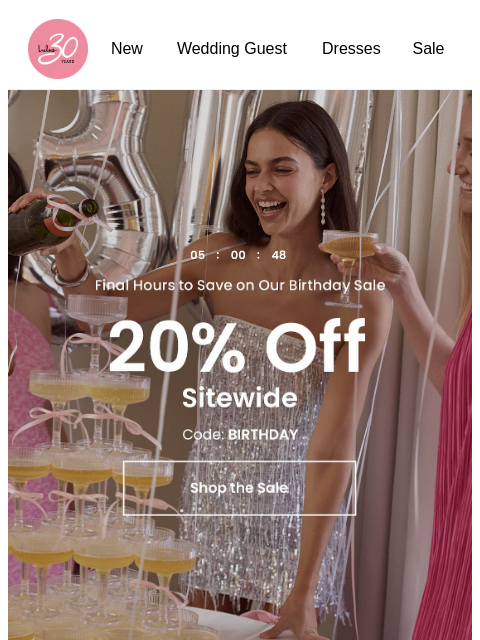 lulus newsletter: ⌛ Last Chance to Shop 20% Off Everything (30% Off ...