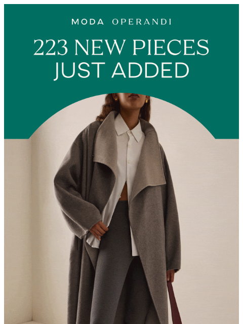 modaoperandi newsletter: The latest arrivals, all in one place