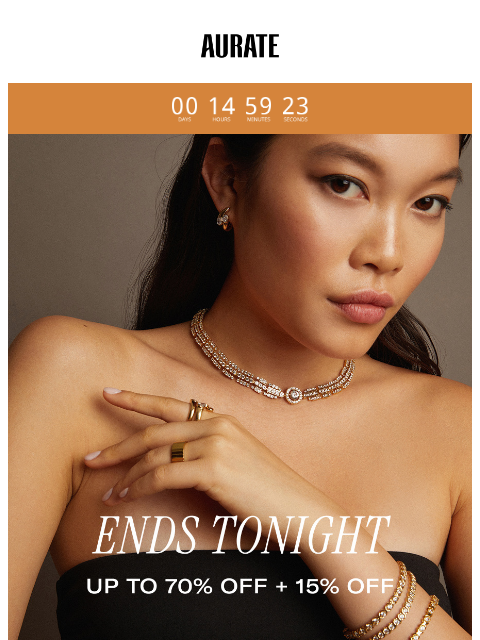 auratenewyork newsletter: ENDS TONIGHT: SALE ON SALE
