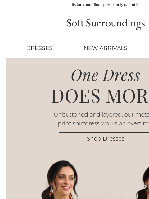 softsurroundings newsletter: The Maxi That Multitasks