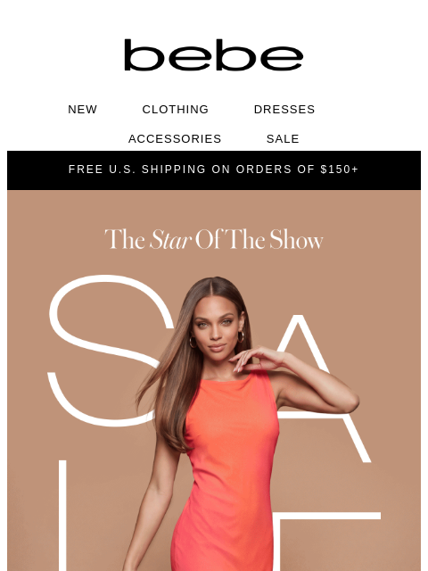 bebe newsletter: Sale Ends Tonight + 30% Off 👀