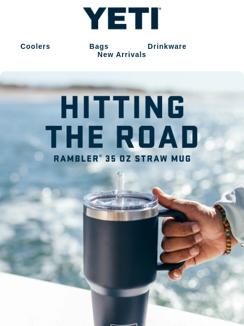 yeti newsletter: 25% Off The Rambler® 35 oz. Straw Mug