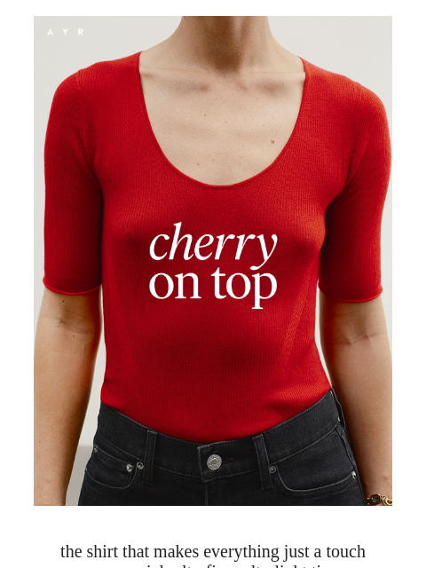 ayr newsletter: FRUIT PUNCH CASHMERE