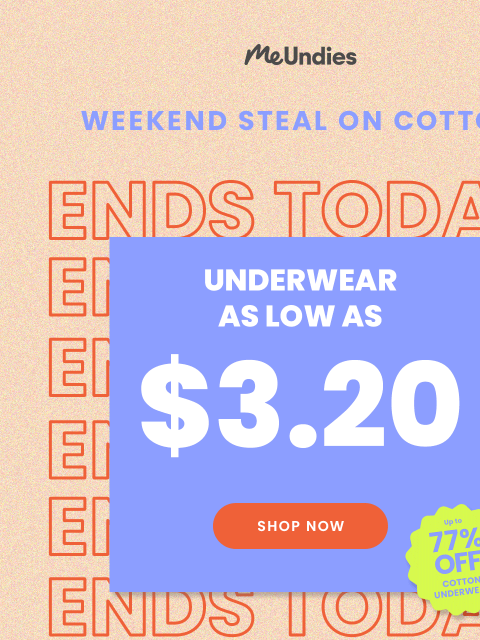 Cotton Undies as Low as $3.20 ENDS TODAY ͏‌ ͏‌ ͏‌ ͏‌ ͏‌ ͏‌ ͏‌ ͏‌ ͏‌ ͏‌ ͏‌ ͏‌ ͏‌ ͏‌ ͏‌ ͏‌ ͏‌ ͏‌ ͏‌ ͏‌ ͏‌ ͏‌ ͏‌ ͏‌ ͏‌ ͏‌ ͏‌ ͏‌ ͏‌ ͏‌ ͏‌ ͏‌ ͏‌ ͏‌ ͏‌ ͏‌ ͏‌ ͏‌ ͏‌ ͏‌ ͏‌ ͏‌ ͏‌ ͏‌ ͏‌ ͏‌ ͏‌ ͏‌ ͏‌ ͏‌ ͏‌ ͏‌ ͏‌