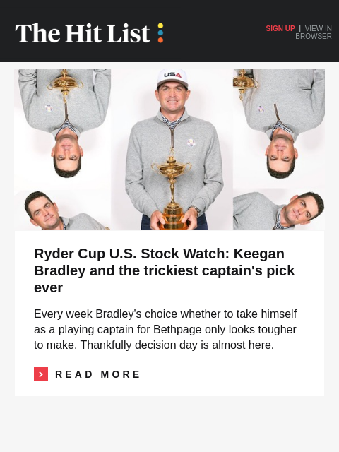 golfdigest newsletter: Teen tops this Tiger Woods' accomplishment