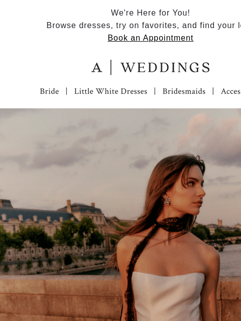 anthropologie newsletter: Trendsetting brides wear *these*...