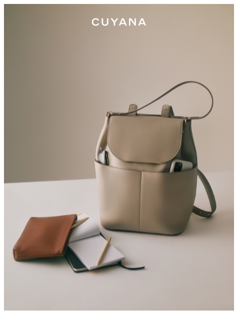 cuyana newsletter: If Your Bag is Chaos