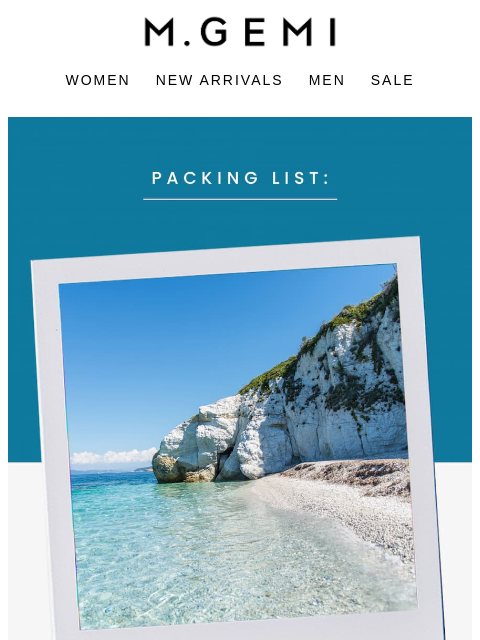 mgemi newsletter: Our Isola d’Elba Packing List