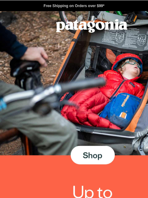 patagonia newsletter: Don’t sleep on up to 50% off
