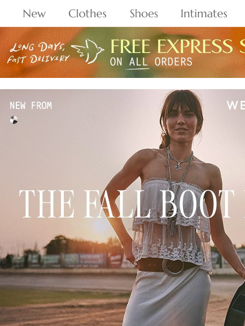 freepeople newsletter: New Collection from π€ We The Free π€