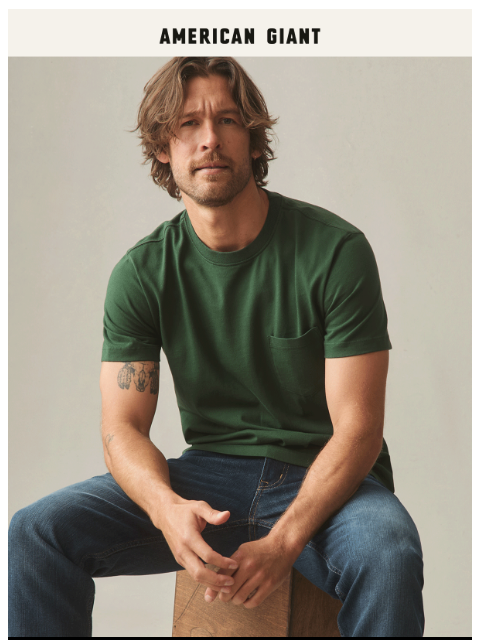 american-giant newsletter: New Shades for the Pocket Tee