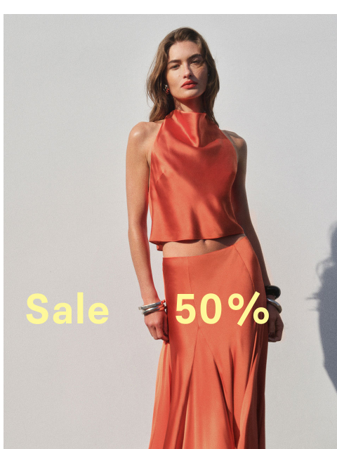 thereformation newsletter: SALE’S 50% OFF