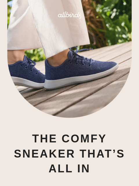 allbirds newsletter: For Every (Comfy) Step You Take