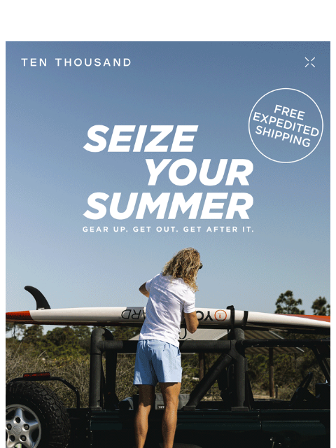 tenthousand newsletter: Seize Your Summer ☀️