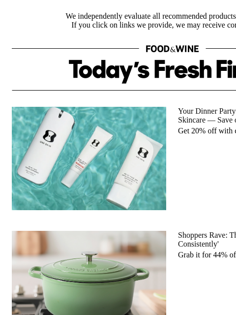 foodandwine newsletter: Shoppers Rave: This 44%-Off Dutch Oven 'Holds Heat...