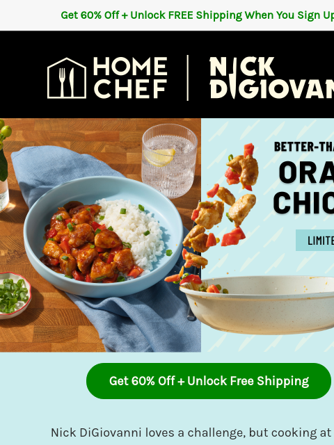 homechef newsletter: Simple recipes anyone can cook from Nick DiGiovann...