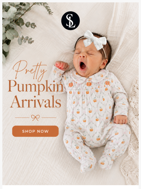 spearmintlove newsletter: Pretty Pumpkin Arrivals 🎃🎀