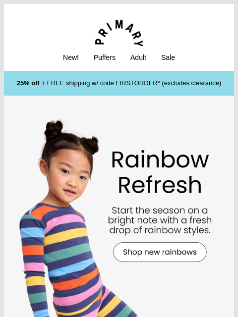 primary newsletter: 🔴🟠🟡 Fresh for Fall: Rainbow Edition 🟢🔵🟣