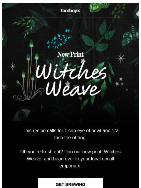 tomboyx newsletter: It’s witching hour