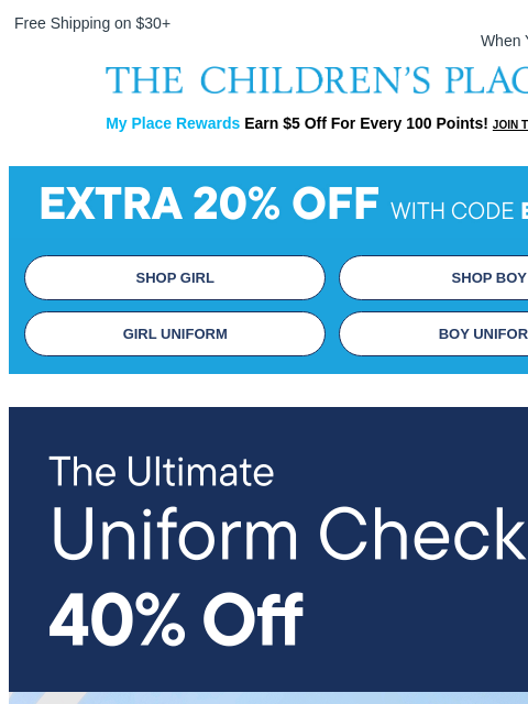 childrensplace newsletter: LAST CHANCE 🚨 10+ Graphic Tees for $3 each