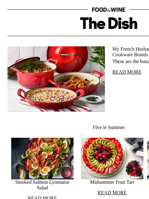 foodandwine newsletter: My French Husband and I Swear By These Cookware Br...