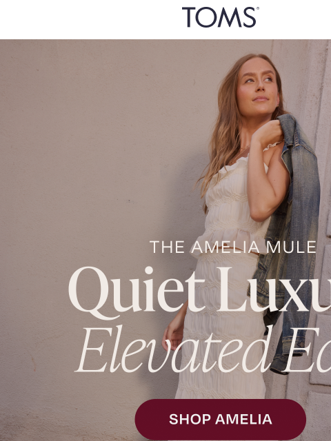 toms newsletter: Your Quiet Luxury Must-Have