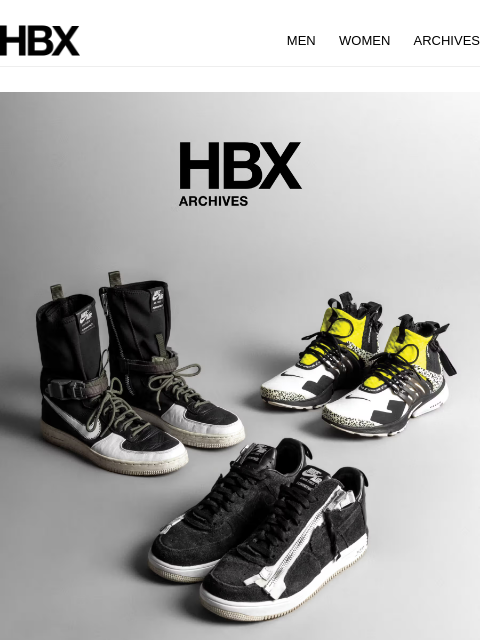 hbx newsletter: HBX Archives Preview: 19 Aug/9AM EST/9PM HKT Relea...