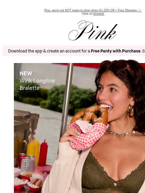 vspink newsletter: Too Cute to Keep Covered: New Wink