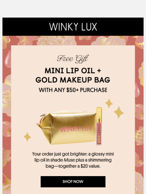 winkylux newsletter: A Little Freebie for Your Lips 💋