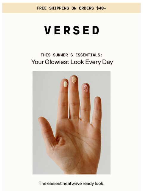 versedskin newsletter: Shop This Easy, Lightweight Makeup Look