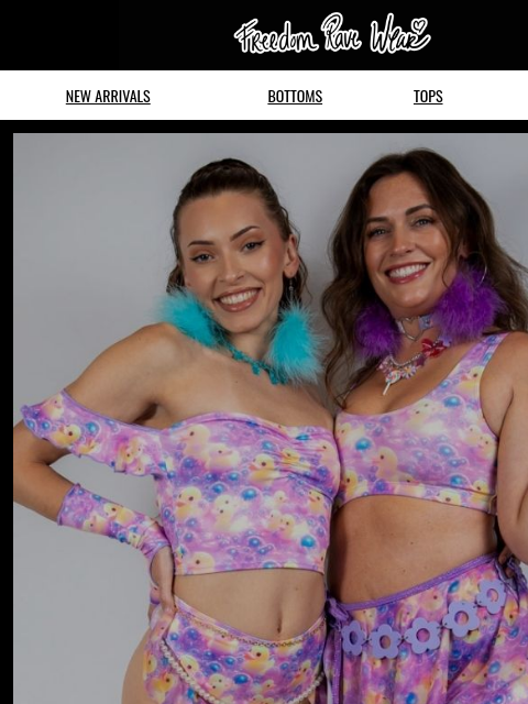 freedomravewear newsletter: Cutest Drop of the Year